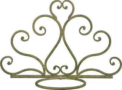 Produktbild von Esschert Design Aged Metal Grün Topfhalter; AM77