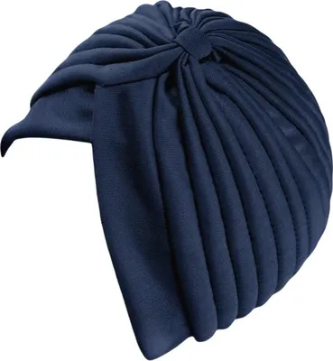 Produktbild von INF Chemo-Kopfbedeckung, weiche Beanie-Mütze für Krebspatienten Navy blau