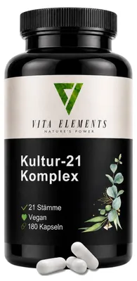 Vita Elements Complesso 21 Colture, confezione singola.