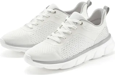 Produktbild von JOHN DEVIN Sneaker Schnürschuh, Halbschuh, Freizeitschuh, Schnürhalbschuh, Turnschuh weiß Größe 43