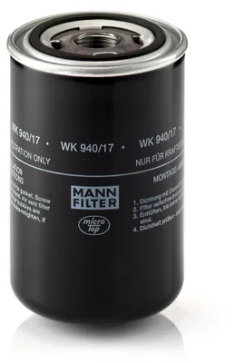 Image de Filtre à carburant MANN-FILTER WK 940/17