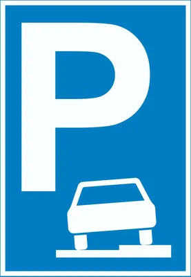 Produktbild von Gehweg Parkplatz Schild A6 (105x148mm)