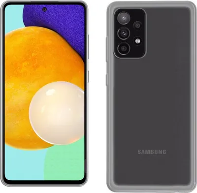 Produktbild von cofi1453® Silikon Hülle Basic kompatibel mit Samsung Galaxy A52 (A525F) Case TPU Soft Handy Cover Schutz Transparent
