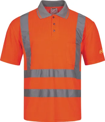 Produktbild von CARLOS UV-Warnschutz-Polo-Shirt Orange Größe 5-XXXL(66/68)