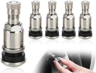 Obrázok produktu pre Oceľové ventily - univerzálne - sada 4 kusov - 42 x 11 mm