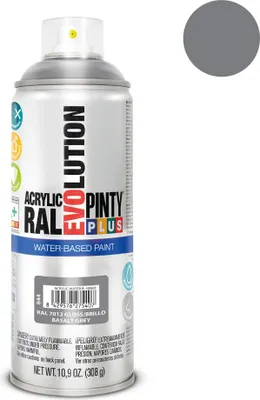 Image de Peinture Aérosol Gris Basalte Pintyplus Peinture Aérosol à Base D'eau, Séchage Rapide, Haute Adhérence. - Pinty Plu