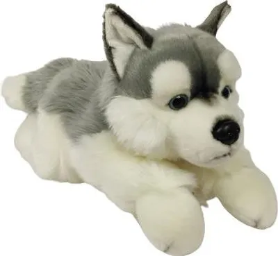 Immagine prodotto di Cane husky sdraiato 61cm 81932