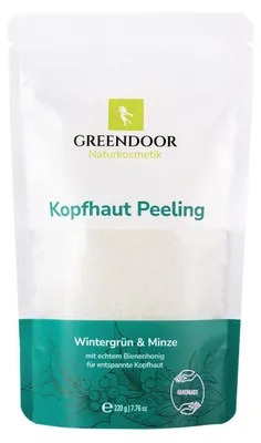 Produktbild von GREENDOOR Kopfhautpeeling Wintergrün Pfefferminze