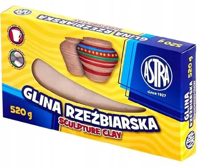 Produktbild von Astra Modelliermasse 520g – Lufttrocknende Knetmasse zum Basteln