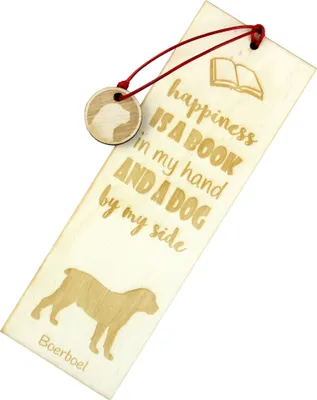 Immagine prodotto di Boerboel - Segnalibro con cane, segnalibro personalizzato, accessorio per cani per lettori del marchio Art-Dog