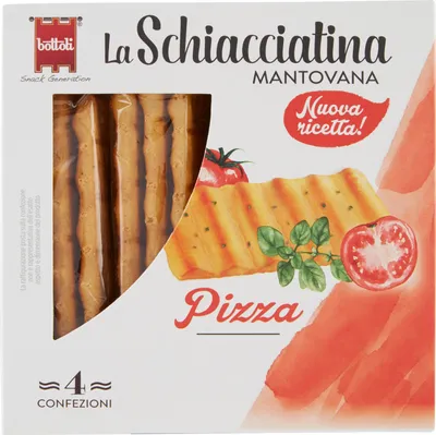Produktbild von Salziges Gebäck mit Pizzageschmack 4x37,5g - Schiacciatina