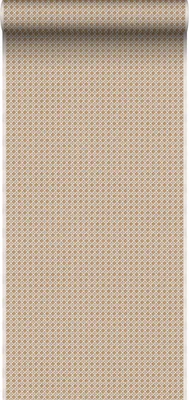 Immagine prodotto di Sanders & Sanders carta da parati rombo marrone 53 cm x 10 m