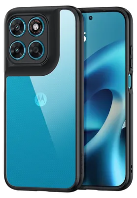 Produktbild von Motorola Moto G67 / G77 / G87 Hülle - Dux Ducis Aimo Series - Transparent TPU Back Cover - Schwarz