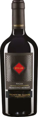 Produktbild von Vigneti del Salento Zolla Primitivo - Merlot 2024 | Rotwein | Italien | 1 x 0,75 Liter