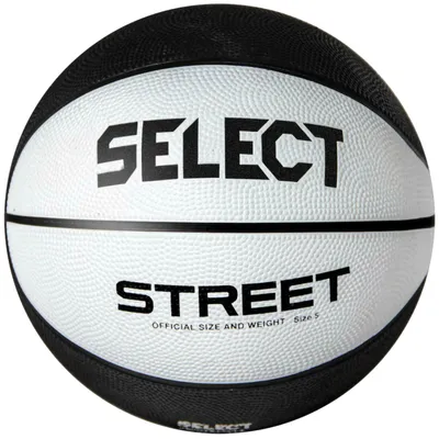 Productafbeelding van SELECT Street Basketball, zwart/wit, maat 7