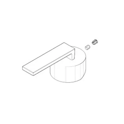 Produktbild von Dornbracht 90207805500-00 xSTREAM Griff Ersatzteile