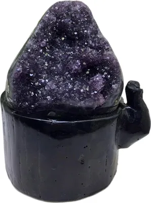 Zdjęcie produktu dla Naturalne kryształy uzdrawiające Amethyst Geode Cluster 4.19lbs