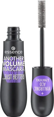 Produktbild von Essence another volume mascara ..Just Better, Schwarz, Volumengebend, 16 ml, Frauen, AQUA (WATER), ISODODECANE, SYNTHETIC BEESWAX, GLYCERYL STEARATE SE, COPERNICIA CERIFERA (CARNAUBA)..., 1 Stück(e)