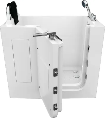 Produktbild von Sitzbadewanne Senioren Wanne Sitzwanne mit Tür S08-TH-A-L 68x110cm