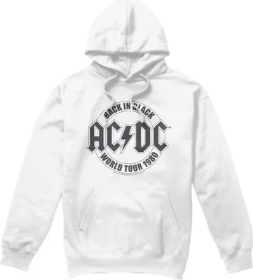 Obrázek produktu pro AC/DC - Pánská mikina s kapucí "Tour" TV7314 (M) (bílá)