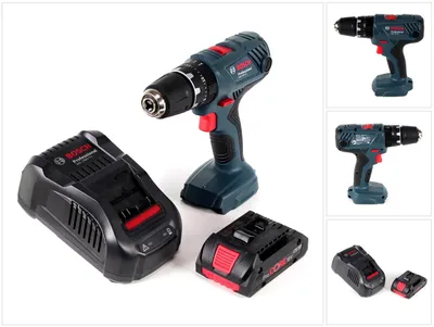 Image de Perceuse-visseuse à percussion sans fil Bosch Professional GSB 18V-21 18 V 55 Nm + 1 batterie ProCORE 4,0 Ah + chargeur rapide
