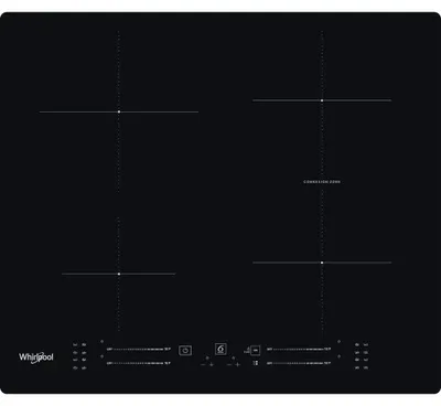 Productafbeelding van Whirlpool WB S2560 NE, zwart, inbouwmodel, 59 cm, inductiekookplaat met zones, keramisch, 4 zones