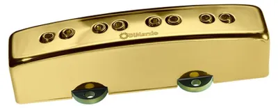 Produktbild von DiMarzio Relentless J Bass Hals-Tonabnehmer mit goldener Abdeckung | Goldene Polstücke