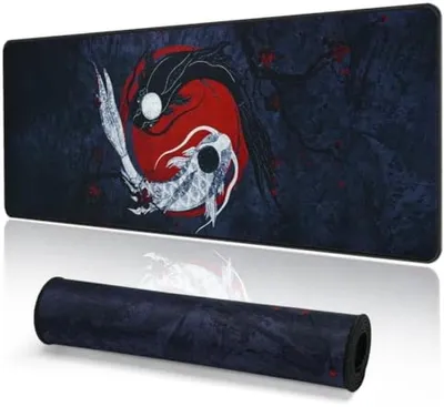 Productafbeelding van PromoHome® XXL gaming muismat met antislip ondergrond – groot formaat, bureauonderlegger, 80 x 30 cm, zwart