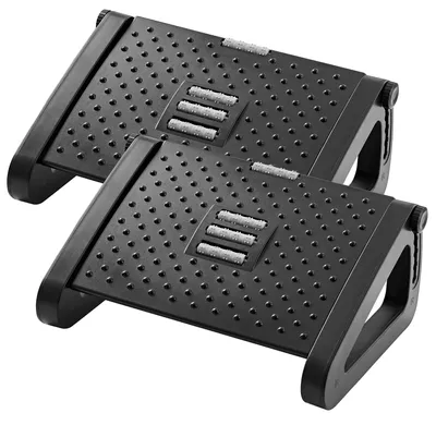 Immagine prodotto di Poggiapiedi - Poggiapiedi ergonomico con altezza regolabile e funzione massaggio