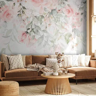 Produktbild von Vlies Fototapete - Waterfall of Roses - First Variant 150x105 cm Blumen b-A-0697-a-b