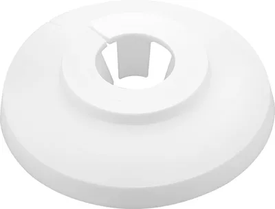 Imagen del producto de Roseta para radiadores, de 15 cm, color blanco, fácil montaje, para conexiones de radiadores