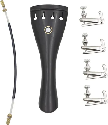 Image de Partie d'instrument de violon facile à installer, accordeur fin inoxydable, cordier, pour 4/3 4/4