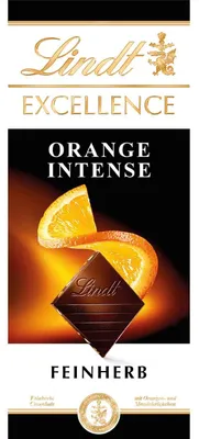 Produktbild von Lindt Excellence Orange Intense Feinherb Tafel 100g