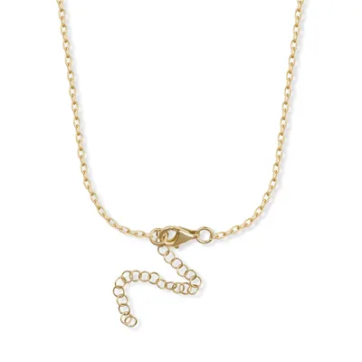 Produktbild von Dkeniz Anhänger mit Kette 925/- Sterling Silber vergoldet Engel-Kette