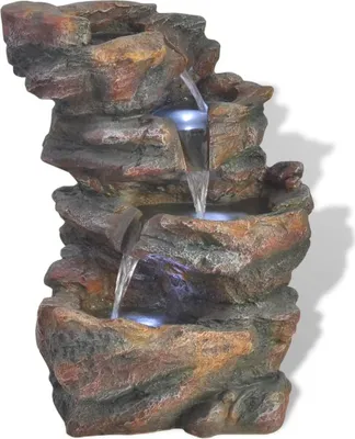 Image de Fontaine d'intérieur avec lumière LED Polyrésine