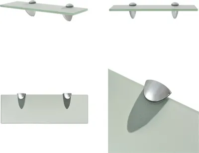 Immagine prodotto di vidaXL Mensola galleggiante in vetro 30x10 cm 8 mm - Mensola galleggiante - Mensole galleggianti - Mensola a muro - Mensole a muro