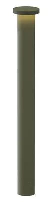 Imagen del producto de Lámpara de jardín LED Tiberio, 10W, 3000K, IP65, color verde - Farola alta para jardín, 75cm - Rossini Group