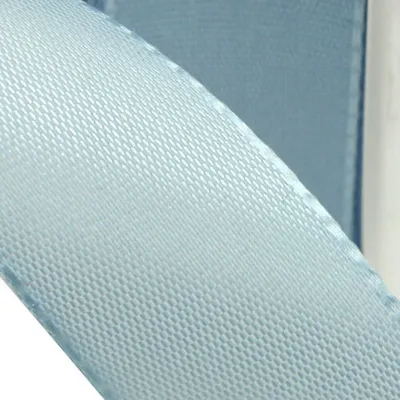 Produktbild von 50m × 25mm Visco Dekoband Taftband Schleifenband Geschenkband Schleife, Farbe:eisblau