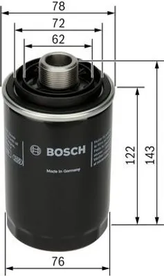 Produktbild von Bosch Ölfilter  F 026 407 080