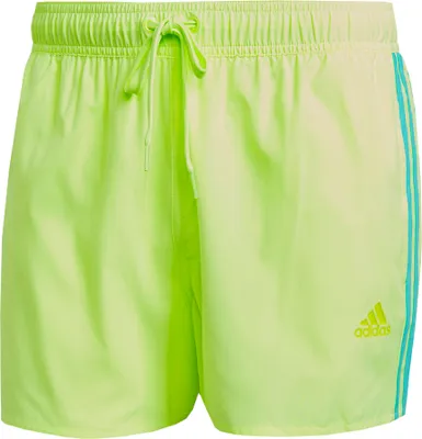 Produktbild von adidas 3-Stripes CLX Swim Short VSL Gr.XS gelb-mint (GQ1099)