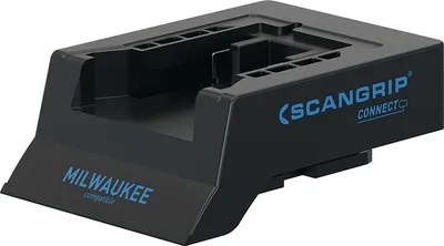 Productafbeelding van SCANGRIP fijnconnector, aansluitmodule, zwart, FEIN 18 V/20 V, Rheinland, 110 g, 110,1 mm