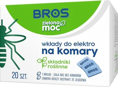 Zdjęcie produktu dla Wkłady do elektro BROS Zielona Moc 20 szt.