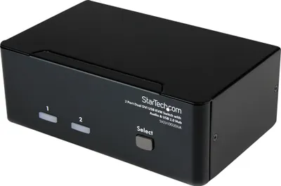 Produktbild von StarTech.com 2 Port DVI USB KVM Switch mit Audio