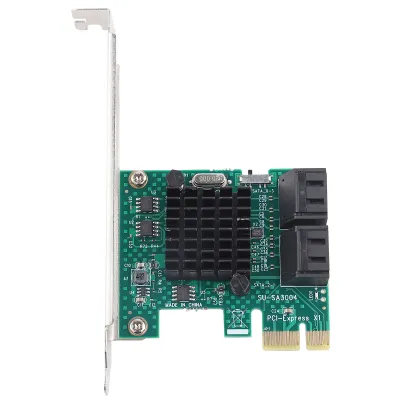 Produktbild von SATA 3.0 Erweiterungskarte 4-Port PCIE zu SATA 3.0 Erweiterung Controller Karte Adapter 6G