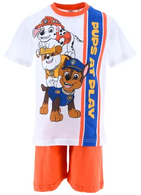Produktbild von Schlafanzug kurz Paw Patrol Weiß 116 cm