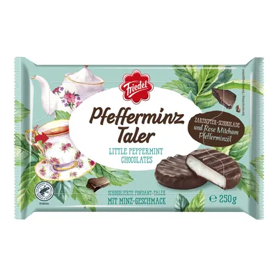 Produktbild von Friedel Pfefferminztaler schokoliert (250 g)
