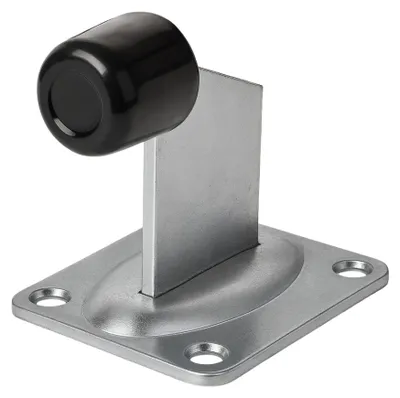 Obrázok produktu pre Zarážka dverí s gumovým tlmičom, 100 x 80 mm