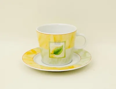 Produktbild von Lubiana Trapo 0495 Espressotasse mit Untertasse 100 ml Porzellan