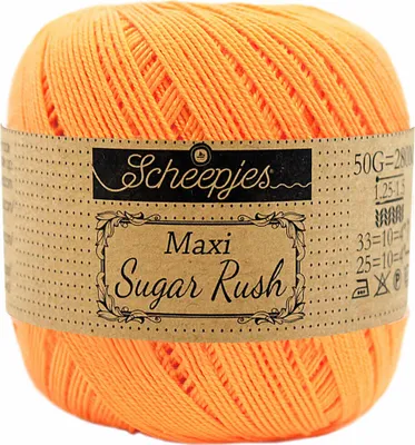 Produktbild von Scheepjes Maxi Sugar Rush 50g (411) Sweet Orange