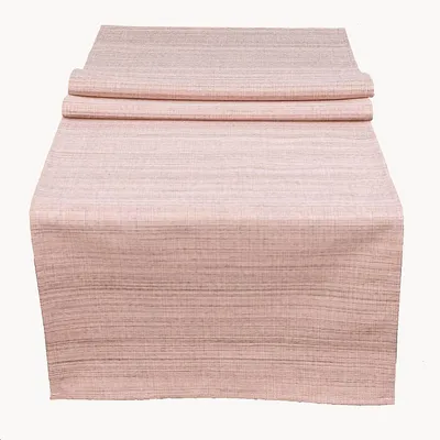 Produktbild von Outdoor Tischdecke meliert wetterbeständig 40 x 140 cm - lachs